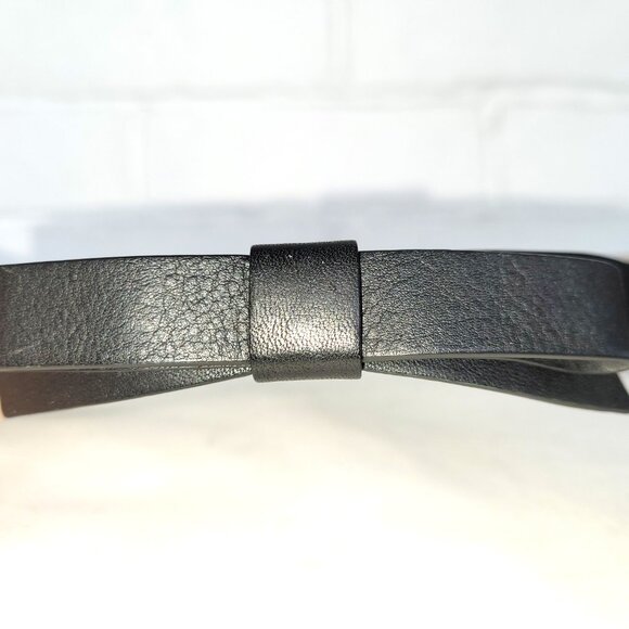 kate spade new york Leather Bow Belt Black Size M - Picture 3 of 8